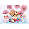40" x 100 ft. Blue Gingham Disposable Plastic Tablecloth Roll Image 1