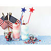 40" x 100 ft. Blue Gingham Disposable Plastic Tablecloth Roll Image 2