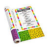 40" x 100 ft. Board Game VBS Activity Plastic Tablecloth Roll Image 1