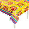 40" x 100 ft. Bright Fiesta Plastic Tablecloth Roll Image 1