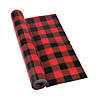 40" x 100 Ft. Buffalo Plaid Disposable Plastic Tablecloth Roll Image 1