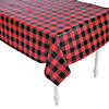 40" x 100 Ft. Buffalo Plaid Disposable Plastic Tablecloth Roll Image 1