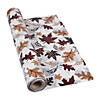 40" x 100 ft. Fall Leaves Disposable Plastic Tablecloth Roll Image 1