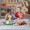 40" x 100 ft. Fall Leaves Disposable Plastic Tablecloth Roll Image 4