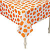 40" x 100 ft. Fall Pumpkin Plastic Tablecloth Roll Image 1