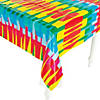 40" x 100 ft. Fringe Fiesta Sarape Plastic Tablecloth Roll Image 1