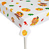 40" x 100 ft. Gobble Gobble Party Thanksgiving Turkey Plastic Tablecloth Roll Image 1