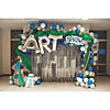 40" x 100 ft. Green Disposable Plastic Tablecloth Roll Image 2