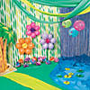 40" x 100 ft. Green Plastic Tablecloth Roll Image 1