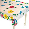 40" x 100 ft. Hibiscus Plastic Tablecloth Roll Image 1