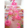 40" x 100 ft. Light Pink Gingham Plastic Tablecloth Roll Image 1