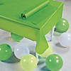 40" x 100 Ft. Lime Green Plastic Disposable Tablecloth Roll Image 1