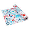 40" x 100 Ft. Patriotic Burst Disposable Plastic Tablecloth Roll Image 1