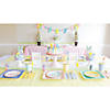 40" x 100 ft. School Bus Yellow Disposable Plastic Tablecloth Roll Image 1