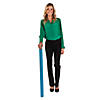 40" x 100 Ft. Solid Turquoise Disposable Plastic Tablecloth Roll Image 1