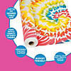 40" x 100 ft. Tie-Dye Pattern Disposable Plastic Tablecloth Roll Image 1