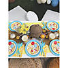 40" x 100 ft. Yellow Gingham Plastic Disposable Tablecloth Roll Image 1