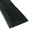 40" x 250 ft. Black Extra Long Plastic Tablecloth Roll Image 1