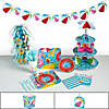 402 Pc. Pool Party Ultimate Tableware Kit for 24 Guests Image 1