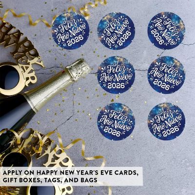 40PC 2" Fireworks Royal Blue Ano Label Image 1
