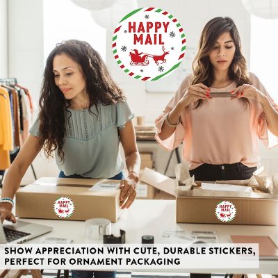 40PC Business Candy Stripes Happy Mail Image 1