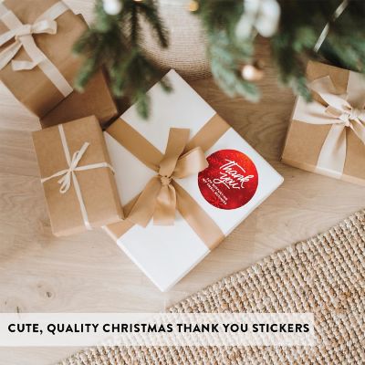 40PC Business Red Snowflakes Holiday Image 1