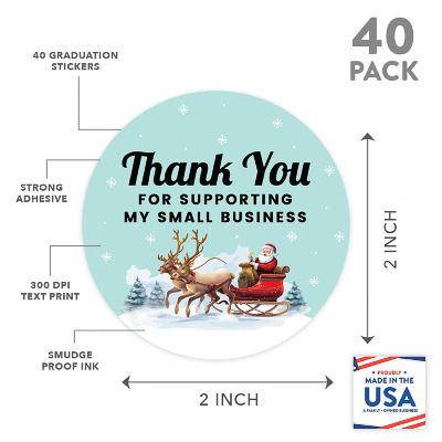 40PC Business Santa/Reindeers/Snowflake Image 2