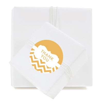 40PC Chevron Frame Yellow, Thank You Image 1