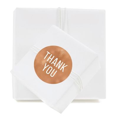 40PC Faux Copper Foil, Thank You Image 1