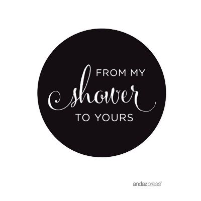40PC from My Shower to Yours Black Image 1