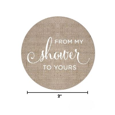 40PC from My Shower to Yours Burlap Image 2