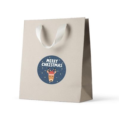 40PC Reindeer/Merry Christmas Labels Image 1