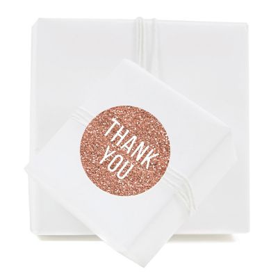 40PC Rose Gold Modern Thank You Image 1