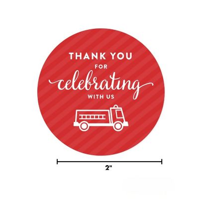 40Pc Thank You for Firetruck Image 2