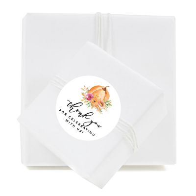 40PK Celebration Thank You Circle Labels Image 1