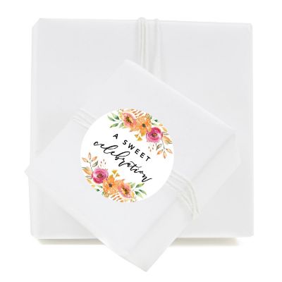 40PK Sweet Celebration Circle Labels Image 1