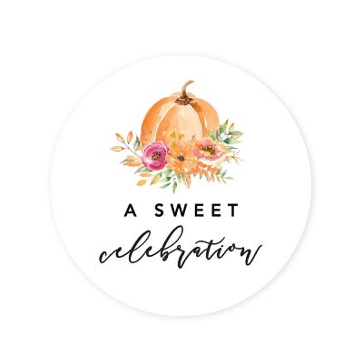 40PK Sweet Celebration Circle Labels Image 2