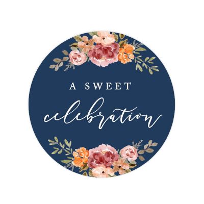 40PK Sweet Celebration Circle Labels Image 3
