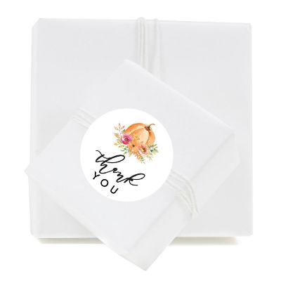 40PK Thank You Autumn Circle Labels Image 1