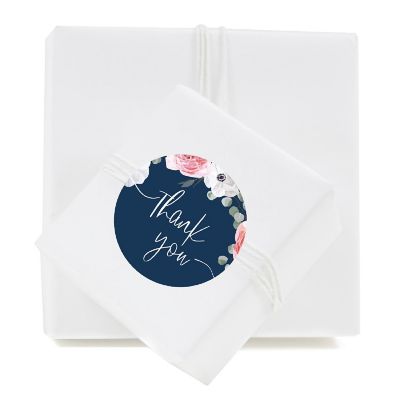 40PK Thank You Round Label Stickers Image 1