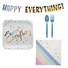 41 Pc. Happy Everything Party Disposable Tableware Kit for 8 Guests Image 1