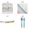 41 Pc. Happy Everything Party Disposable Tableware Kit for 8 Guests Image 1