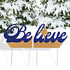41" x 16" Believe Yard Sign Image 1