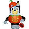 42" Airblown&#174; Blowup Inflatable Bluey in Pumpkin Costume Halloween Outdoor Yard Decoration Image 1