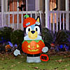 42" Airblown&#174; Blowup Inflatable Bluey in Pumpkin Costume Halloween Outdoor Yard Decoration Image 2