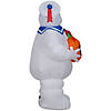 42" Airblown&#174; Blowup Inflatable Ghostbusters Stay Puft Marshmallow Man with Jack-O-Lantern Halloween Outdoor Yard Decoration Image 1