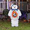 42" Airblown&#174; Blowup Inflatable Ghostbusters Stay Puft Marshmallow Man with Jack-O-Lantern Halloween Outdoor Yard Decoration Image 2