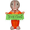 42" Airblown Blowup Inflatable Trick 'r Treat Sam Halloween Outdoor Yard Decoration Image 1