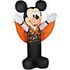 42" Airblown&#174; Blowup Inflatable Vampire Mickey with Candy Toss Vest Halloween Outdoor Yard Decoration Image 1