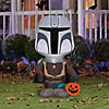 42" Airblown Inflatable&#174; Star Wars&#8482; The Mandalorian Halloween Yard Decoration Image 1